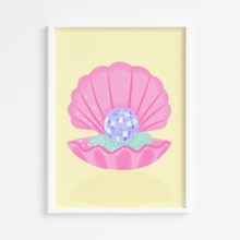 Load image into Gallery viewer, Disco Clam Print