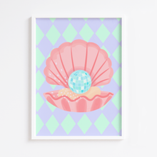 Load image into Gallery viewer, Disco Clam Harlequin Print