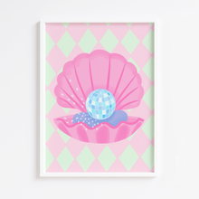 Load image into Gallery viewer, Disco Clam Harlequin Print