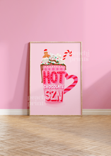 Load image into Gallery viewer, Hot Chocolate Christmas Print