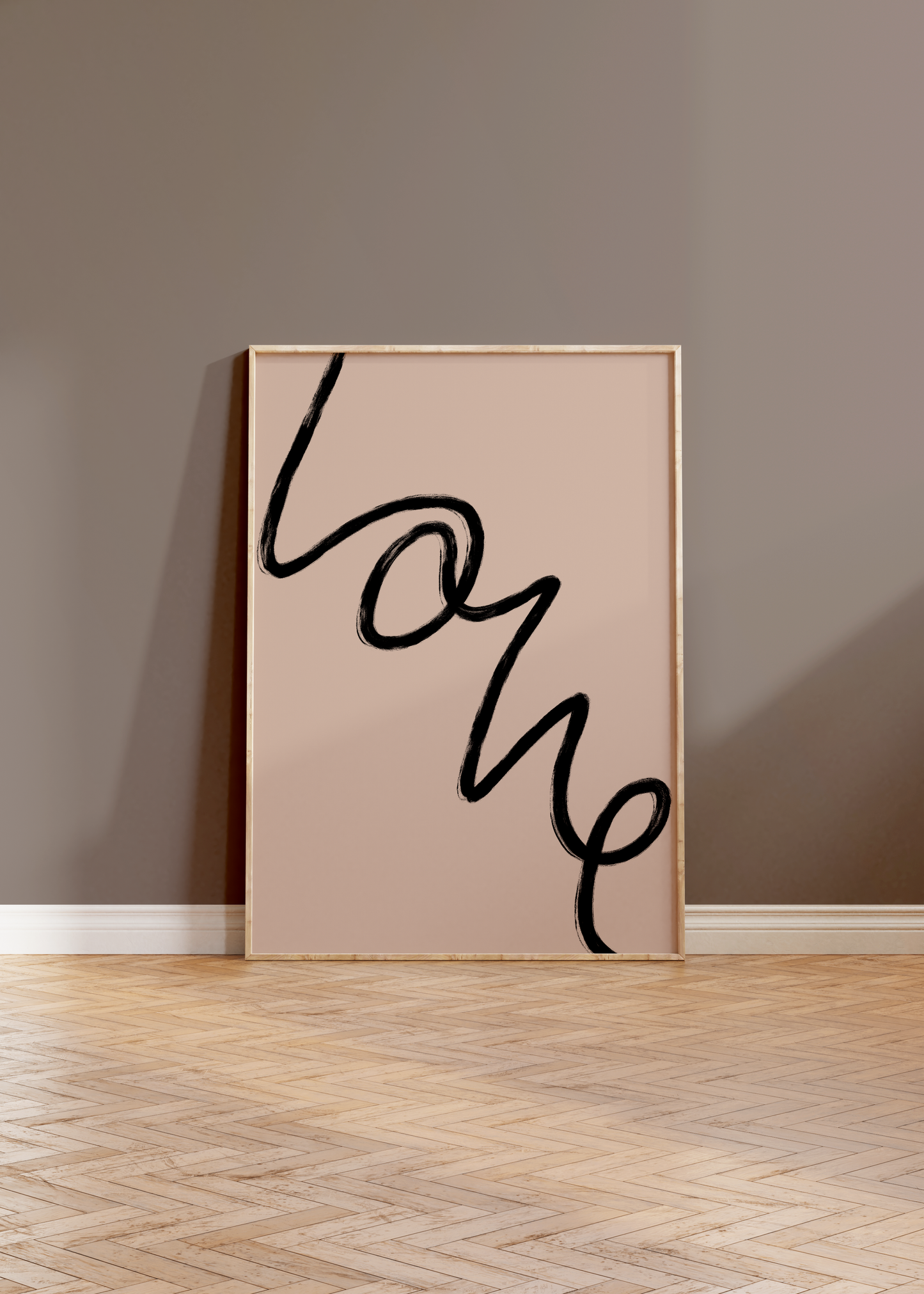 Neutral Joy Print Black