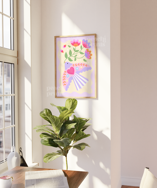 Soaring in Spring's Bloom Print