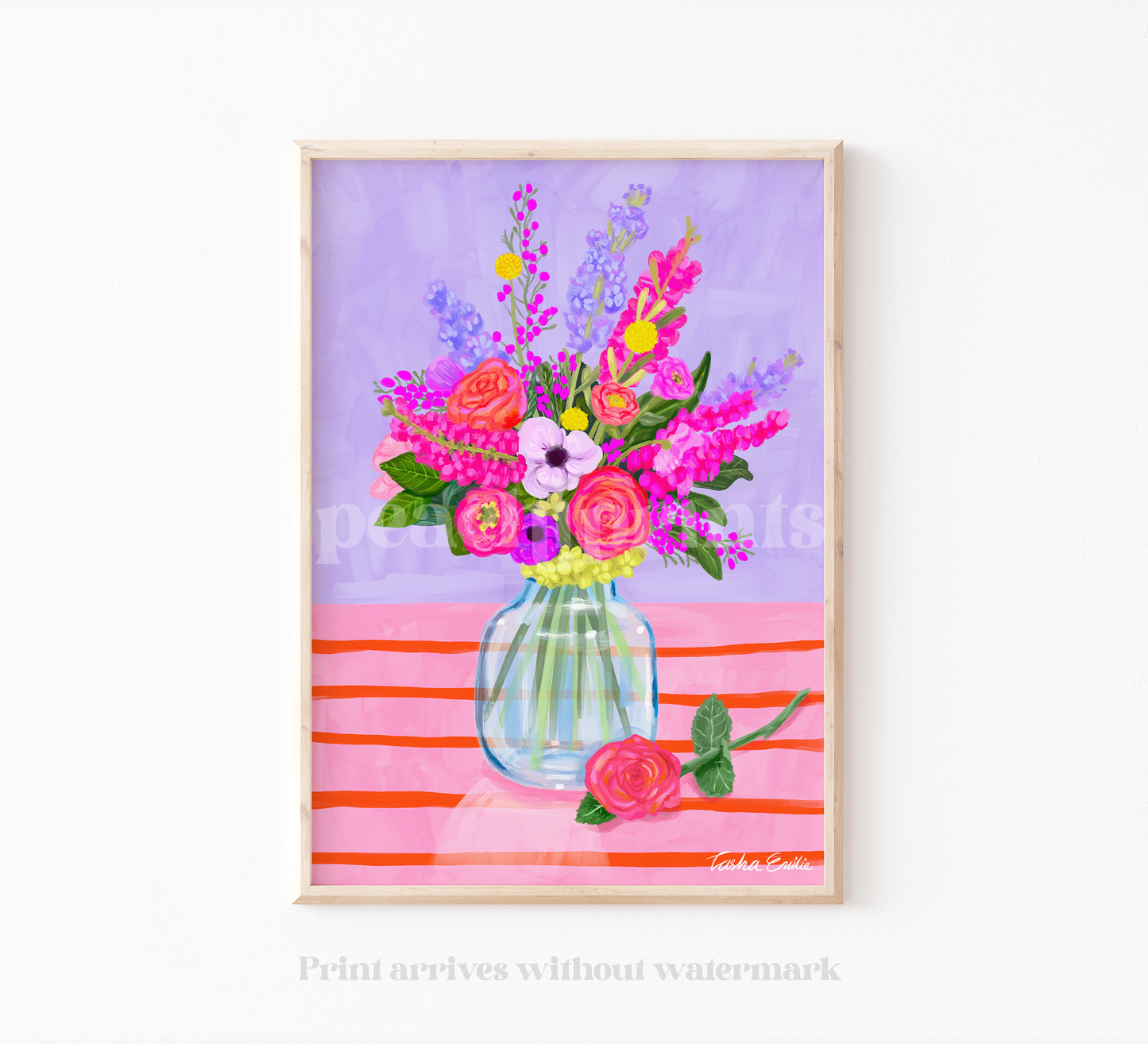 Vibrant Bouquet Still Life Print