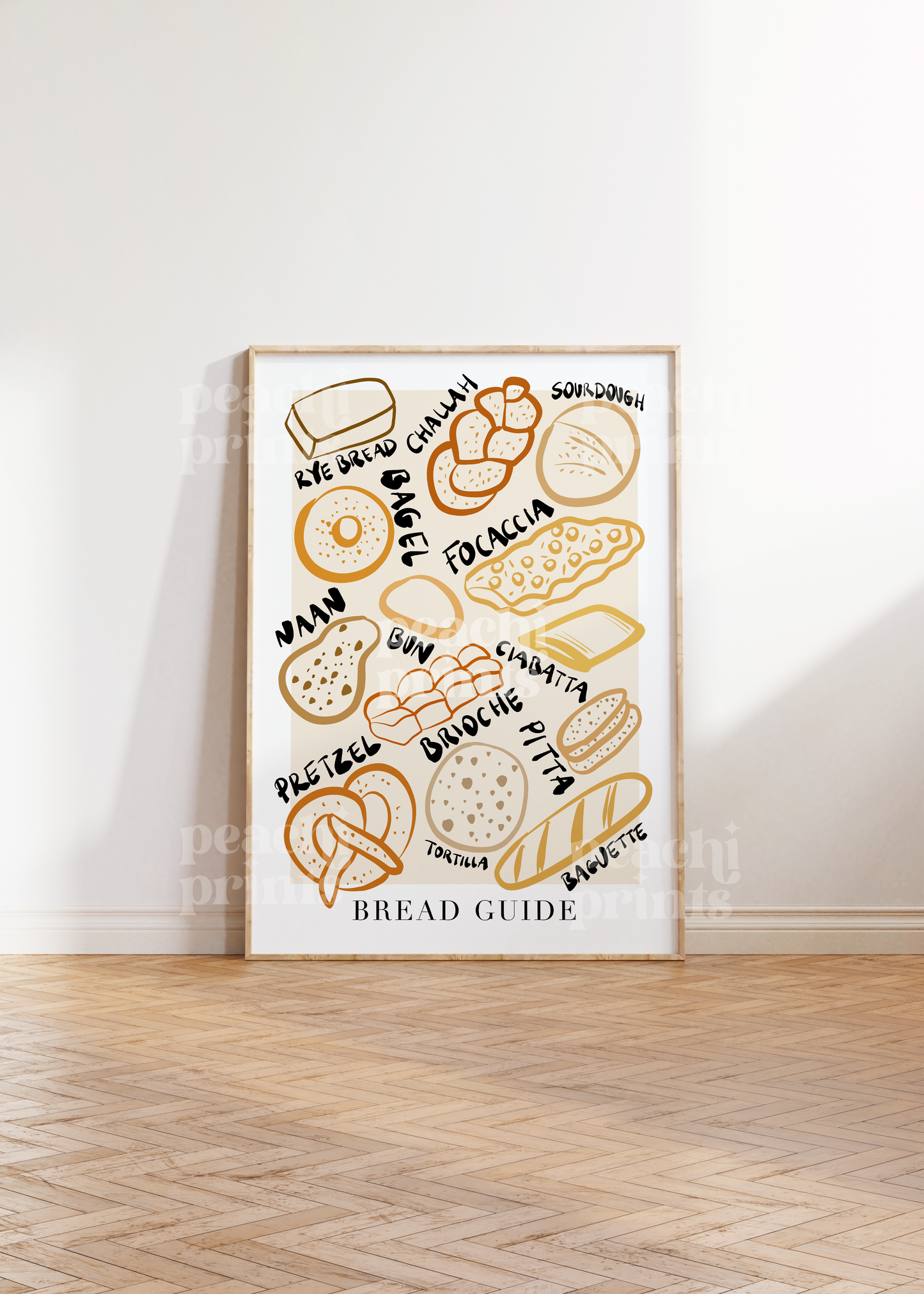 Bread Guide Neutral Print