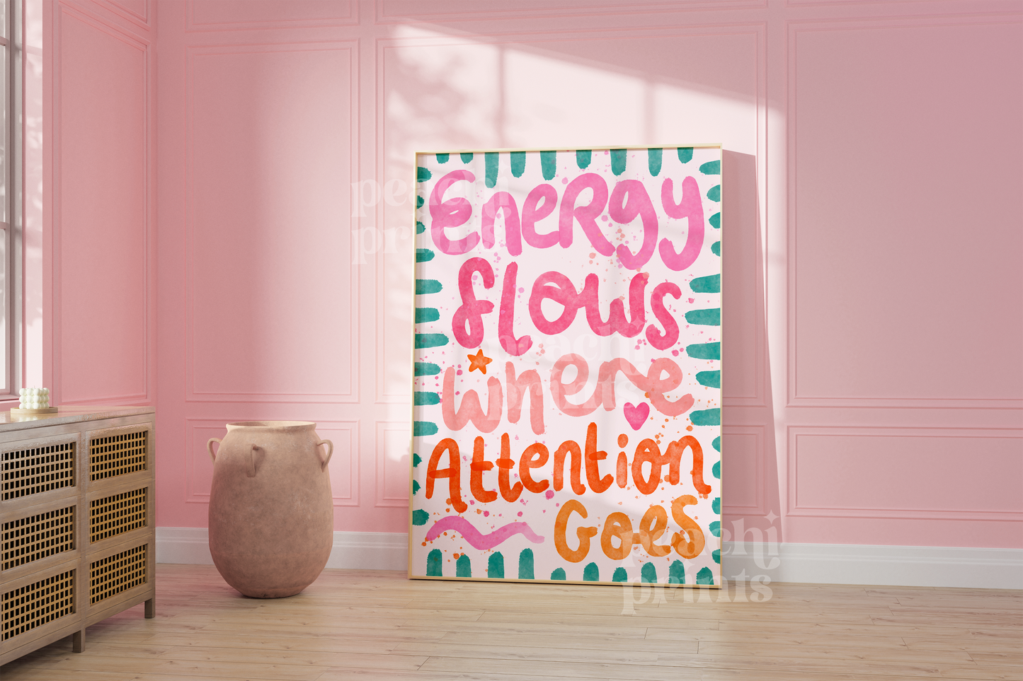 Energy Flows Where Attention Goes Print