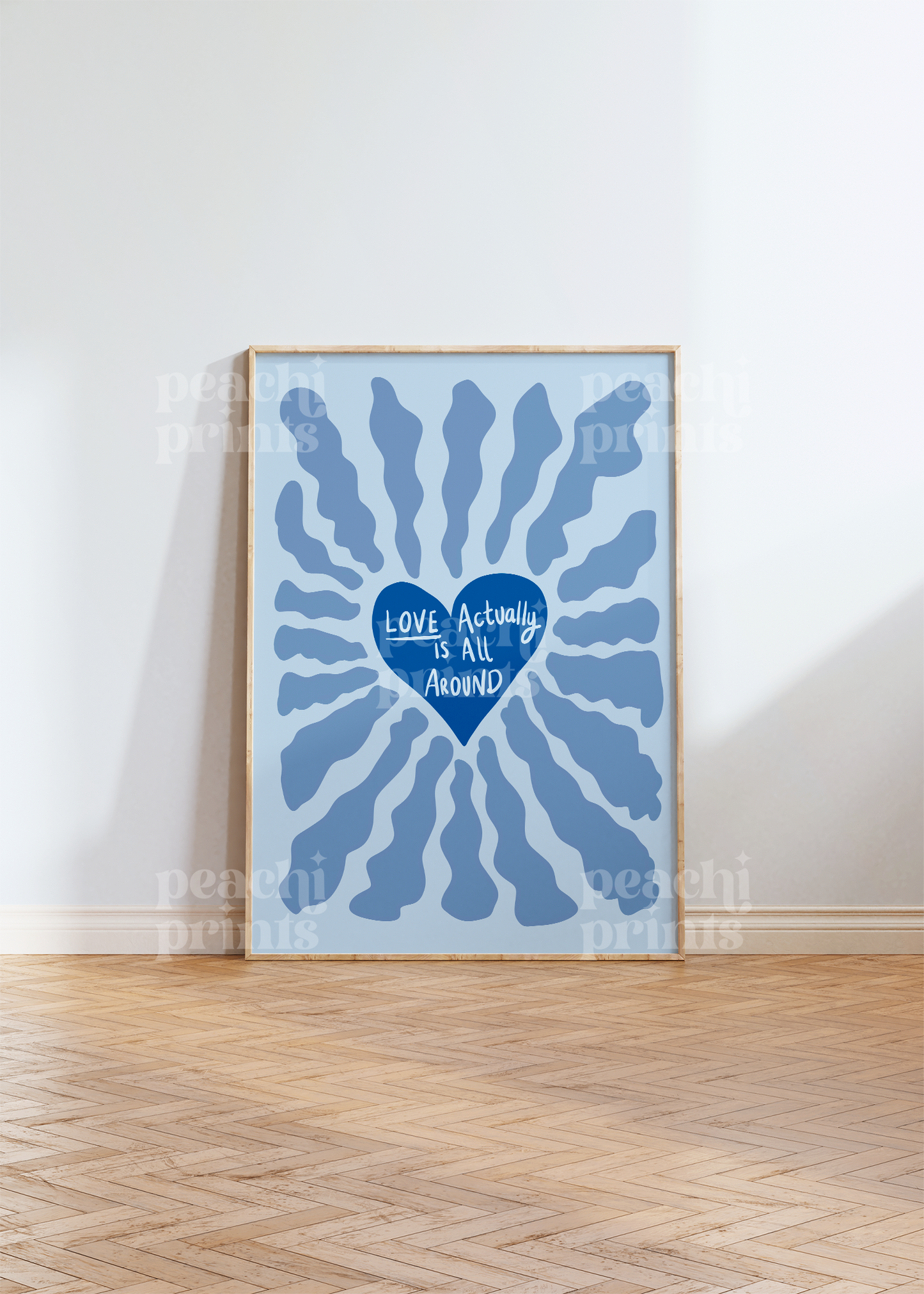 Love Actually Heart Print