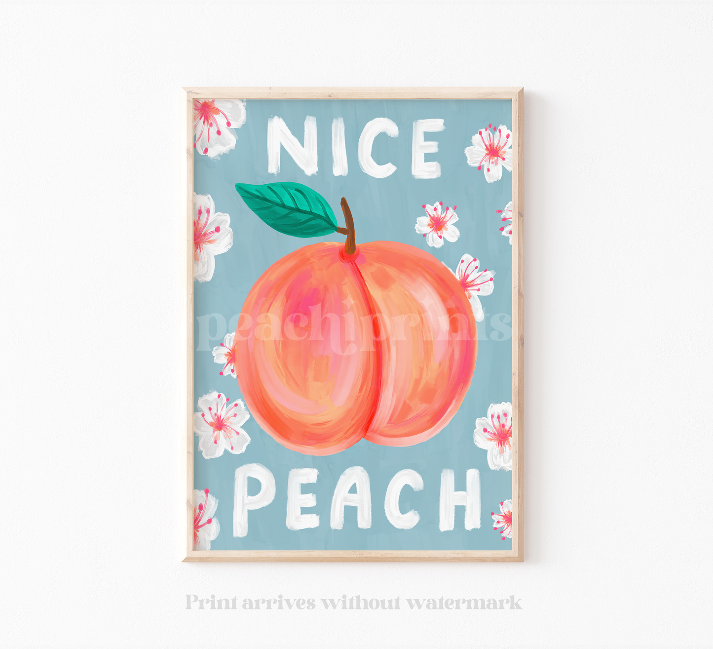 Nice Peach Print