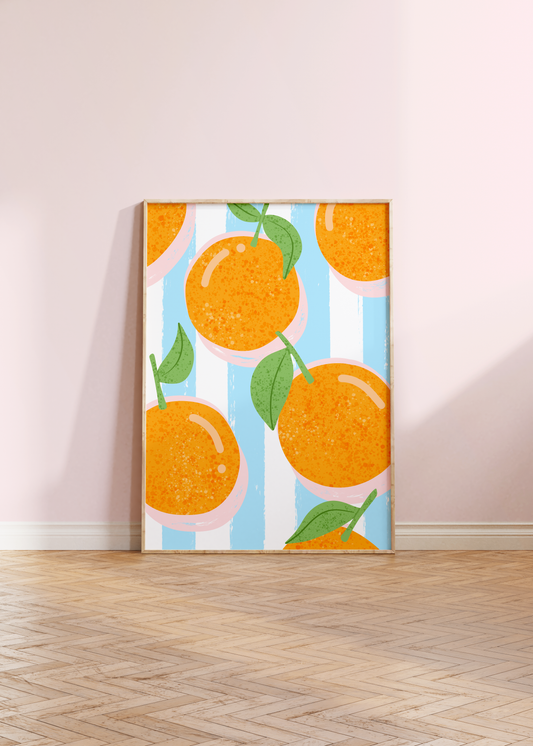 Bon Bon Oranges Print