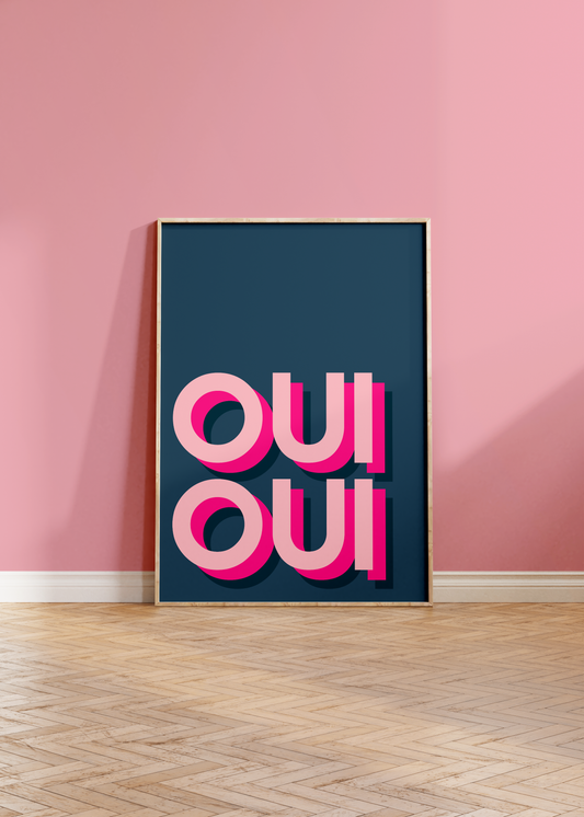 Neon Oui Oui Print