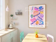 Load image into Gallery viewer, Rainbow Pasta Guide Print