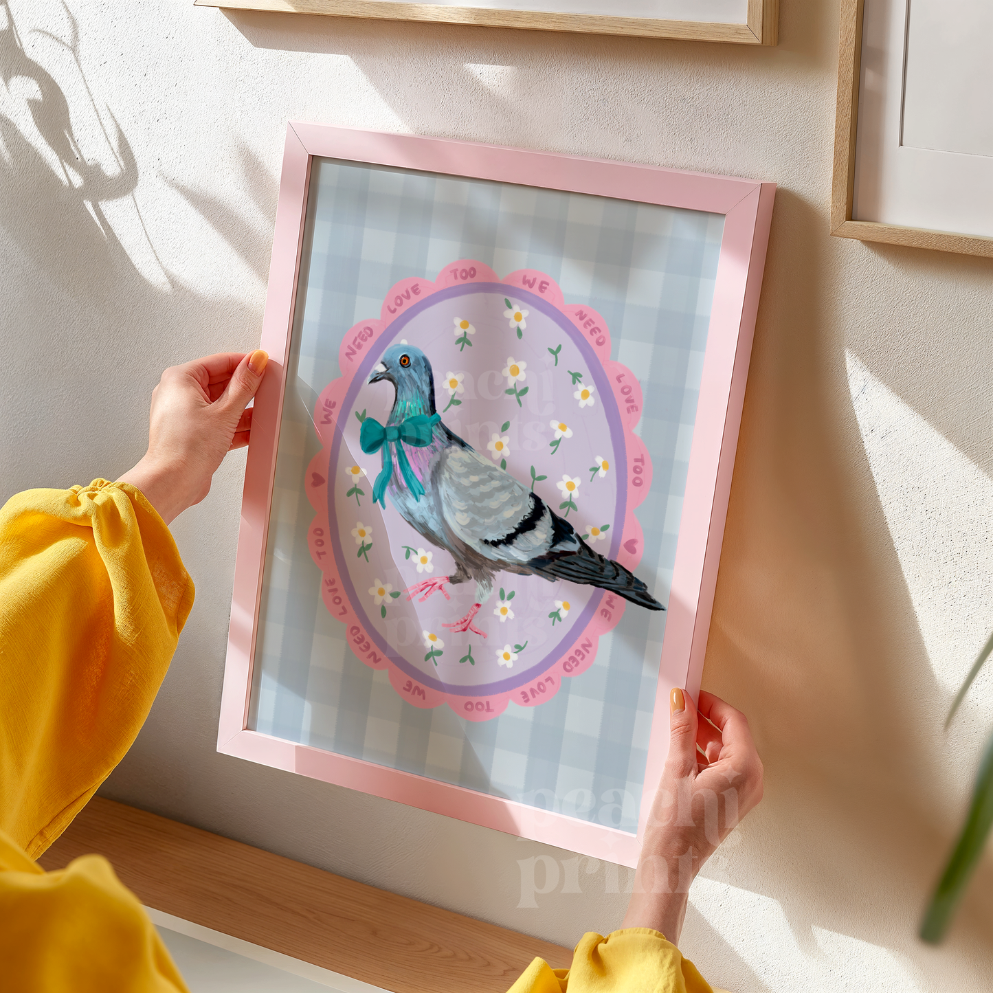 Pigeon Love Print