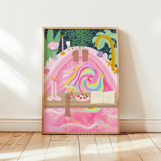 Self Care Bath Bomb Print