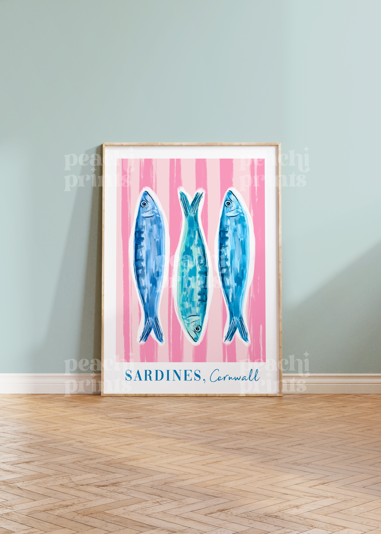Cornwall Sardines Print