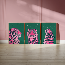 Load image into Gallery viewer, Set of 3 Starry Tiger Prints
