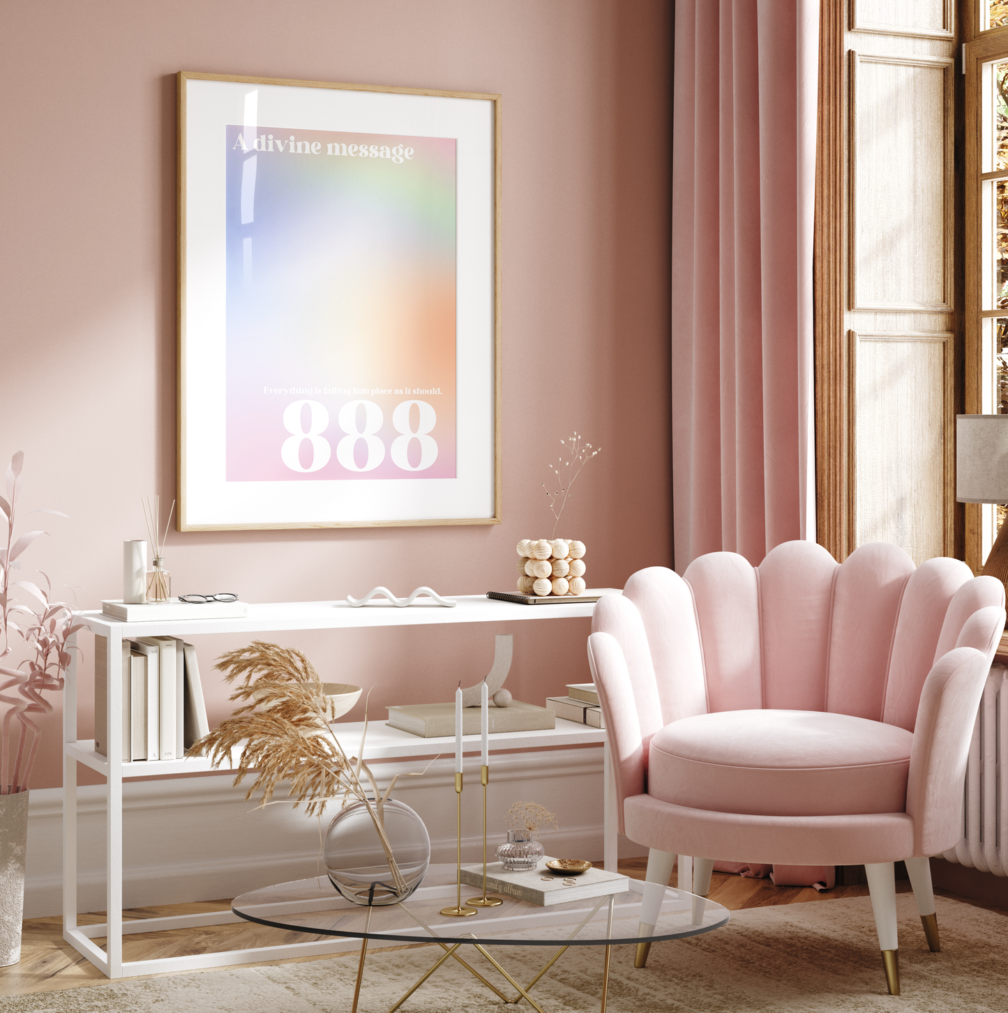 Angel Number 444 Print