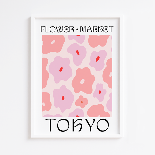 Flower Market Paris Print