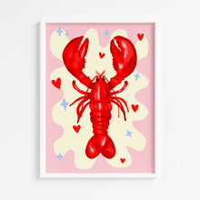 Load image into Gallery viewer, Lobster Love Print