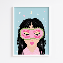 Load image into Gallery viewer, Sleep Mask Girl Print