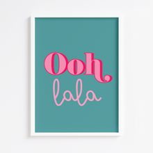 Load image into Gallery viewer, Ooh LaLa Teal Print