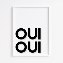 Load image into Gallery viewer, Oui Oui Green Print