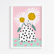 Load image into Gallery viewer, Pastel Spot Vase Print