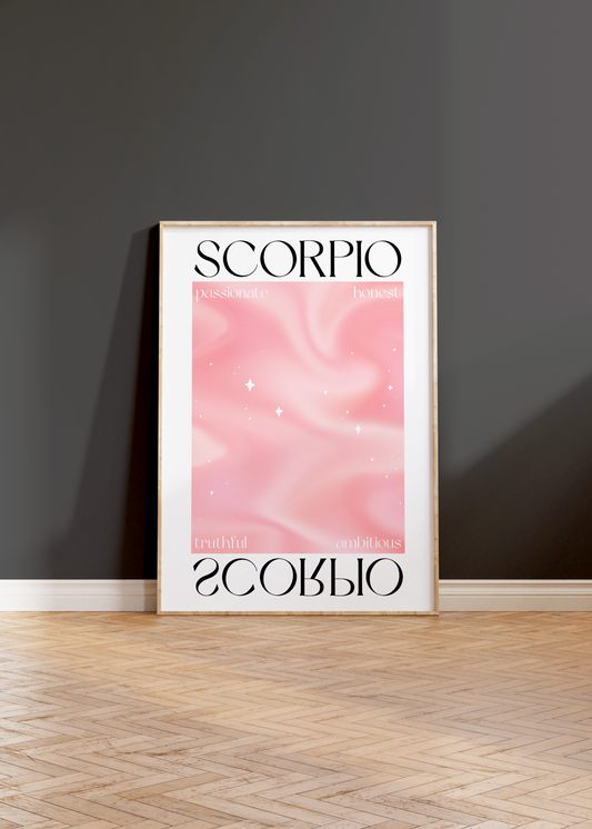 Scorpio Zodiac Print