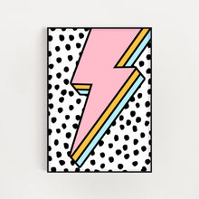 Load image into Gallery viewer, Spot Pink Lightning Bolt