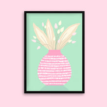 Load image into Gallery viewer, Pink Vase Pampas