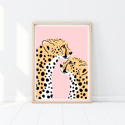 Cheetah Love Pink Print