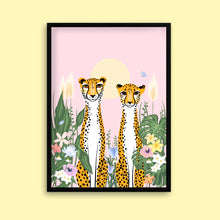 Load image into Gallery viewer, Tropical Cheetah Duo Print
