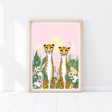 Load image into Gallery viewer, Tropical Cheetah Duo Print