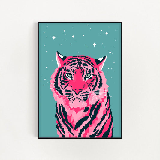 Starry Tiger Print