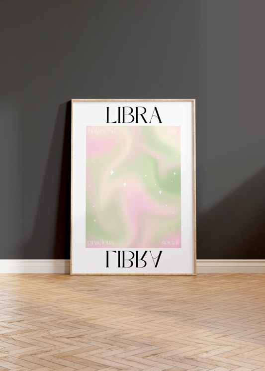 Libra Zodiac Print