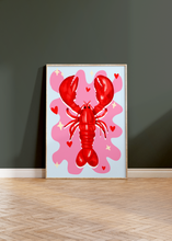 Load image into Gallery viewer, Lobster Love Print