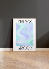 Load image into Gallery viewer, Pisces Zodiac Print
