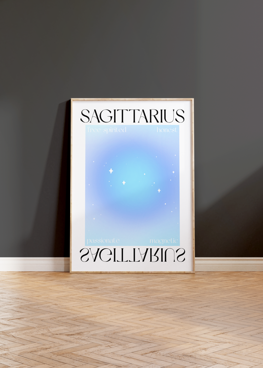 Sagittarius Zodiac Print