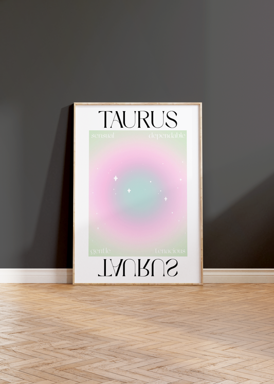 Taurus Zodiac Print