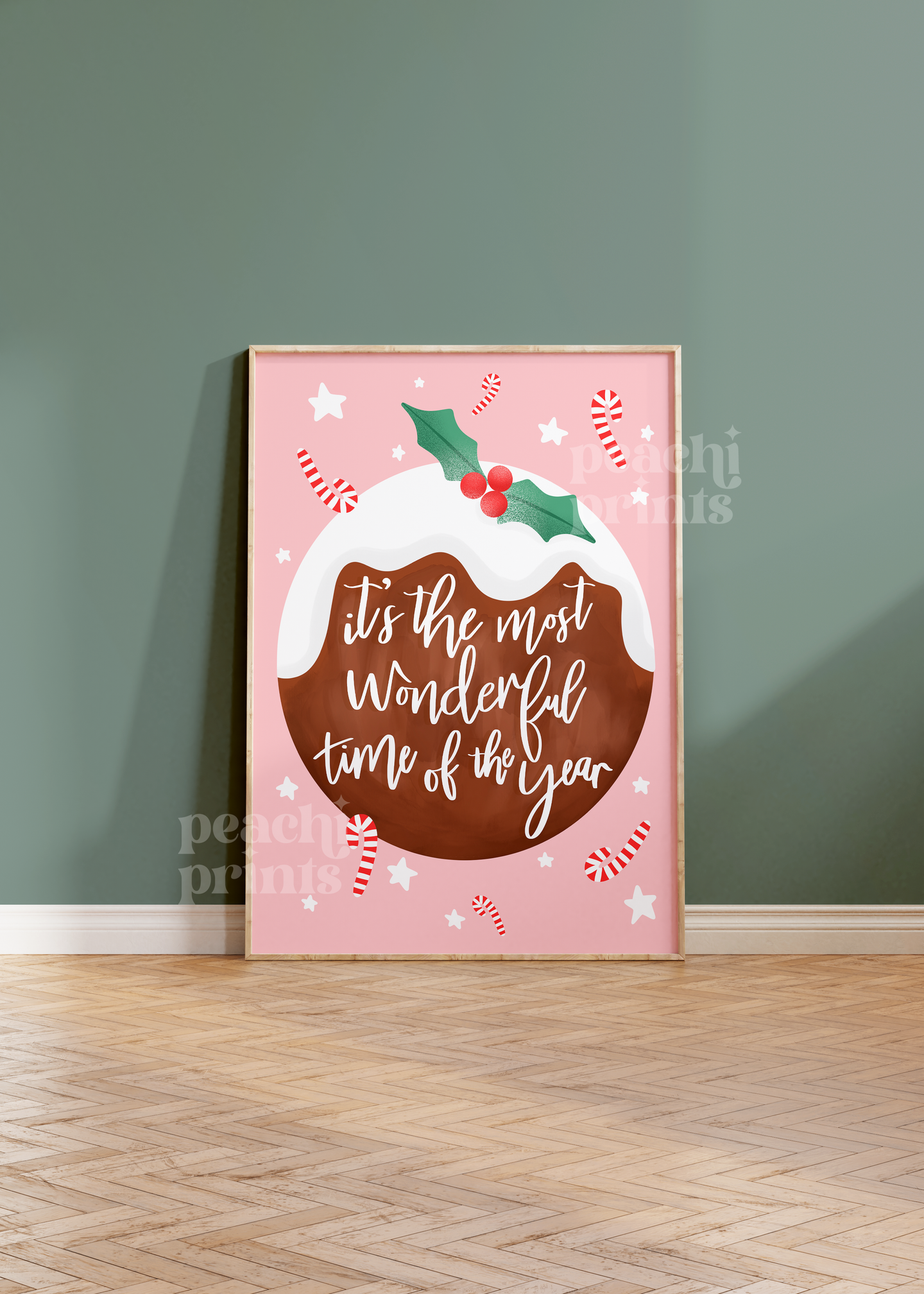 Christmas Pudding Print