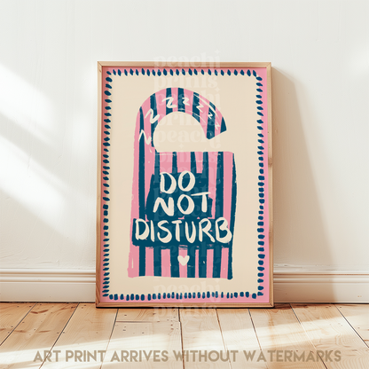Do Not Disturb Print