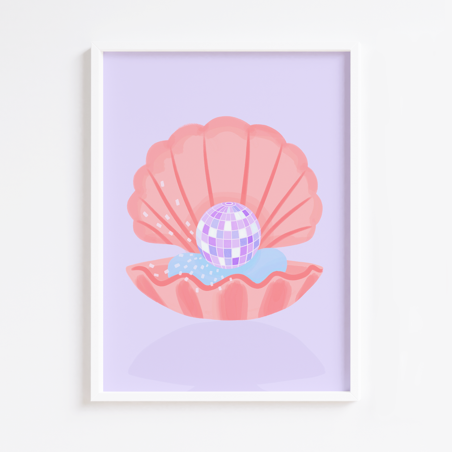 Disco Clam Print