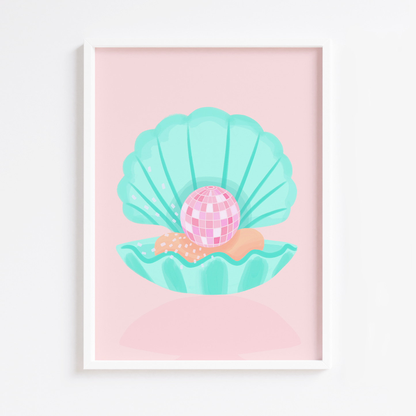 Disco Clam Print