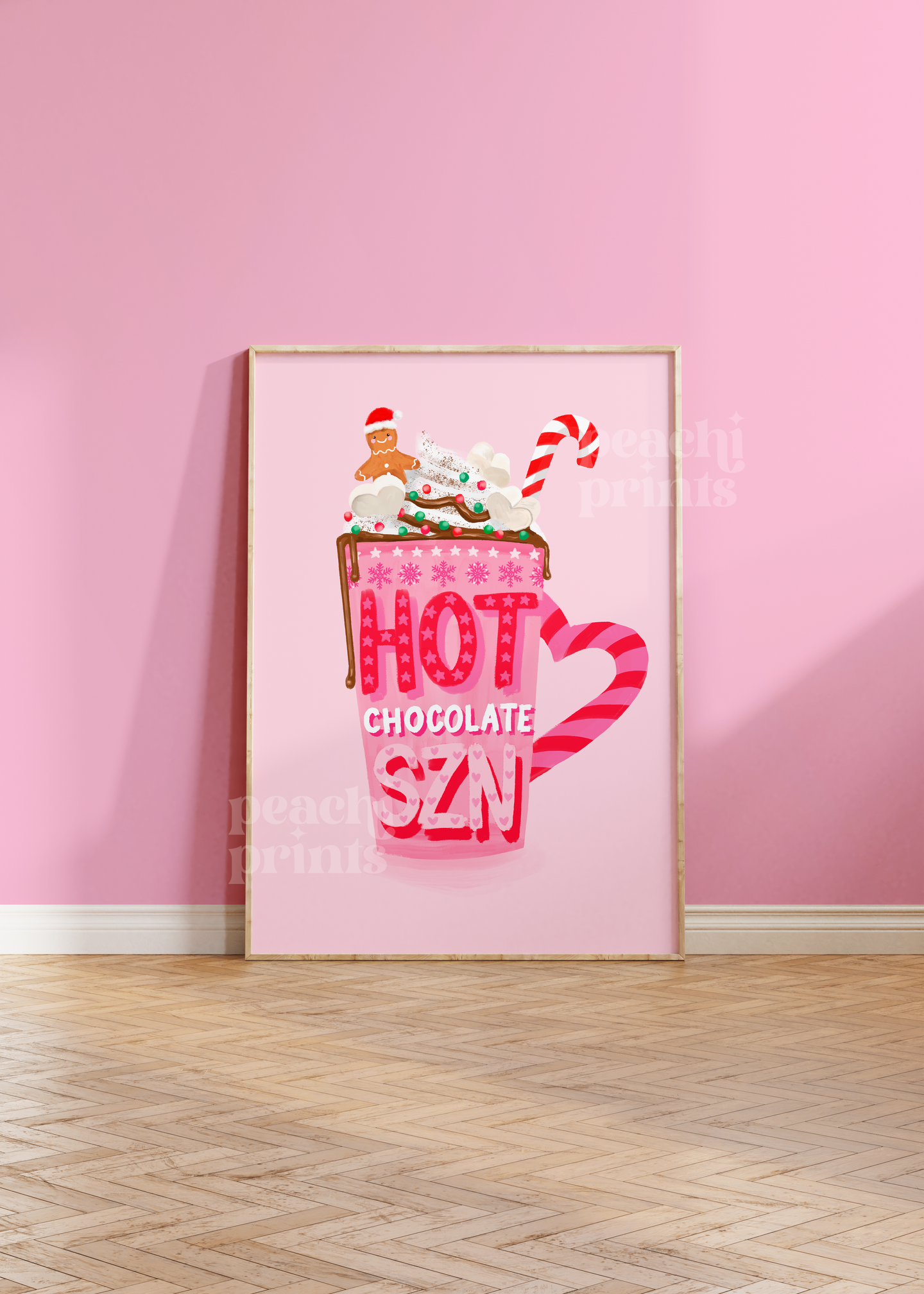 Hot Chocolate Christmas Print