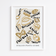 Load image into Gallery viewer, Italian Pasta Guide Print
