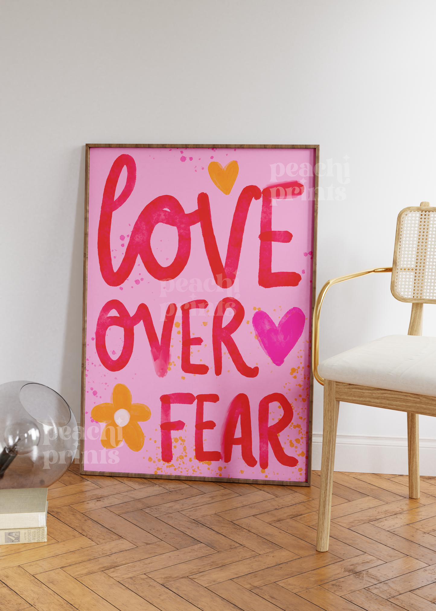 Love Over Fear Print