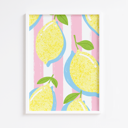 Bon Bon Lemons Print