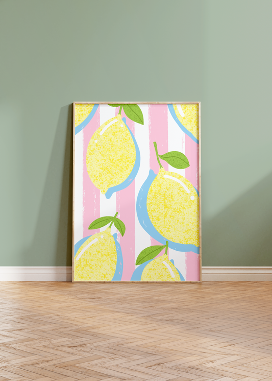 Bon Bon Lemons Print