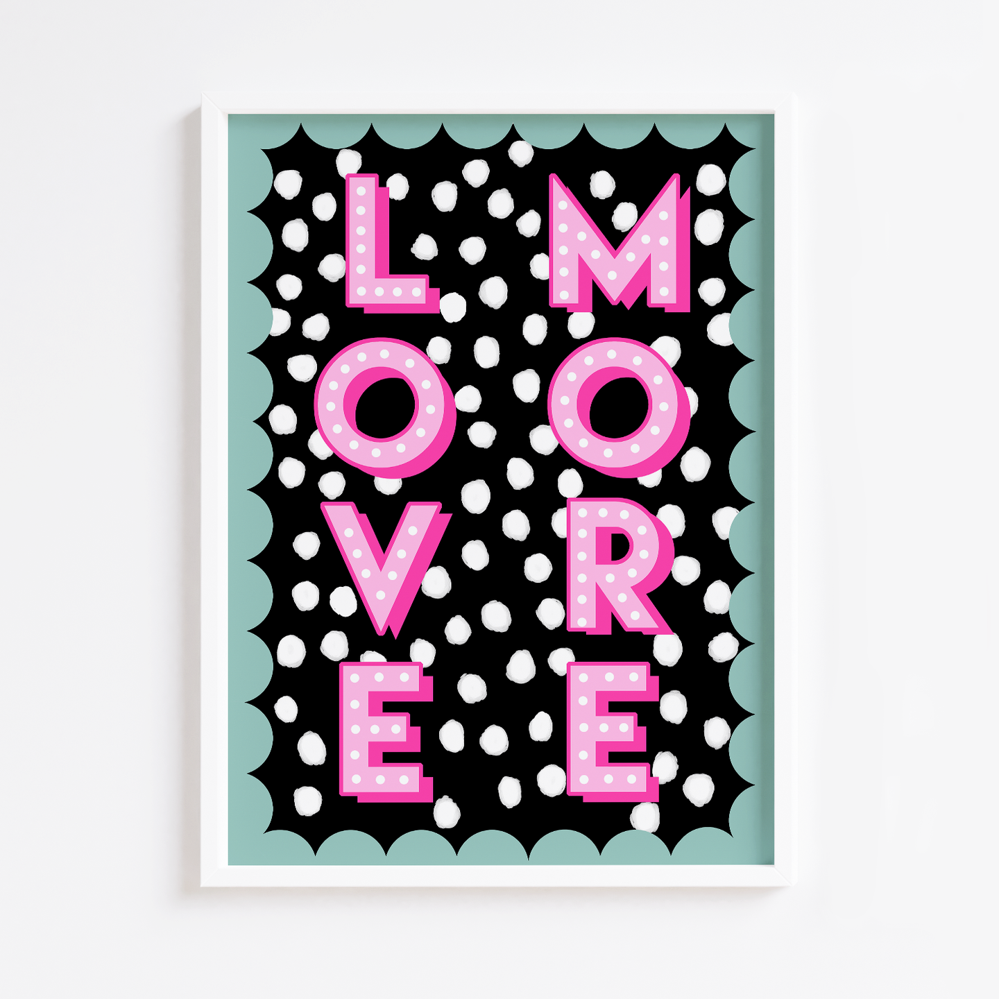 Love More Spot Print