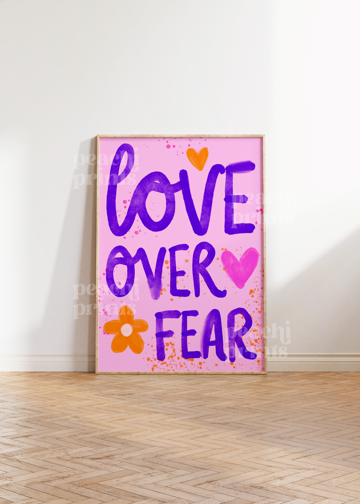 Love Over Fear Print