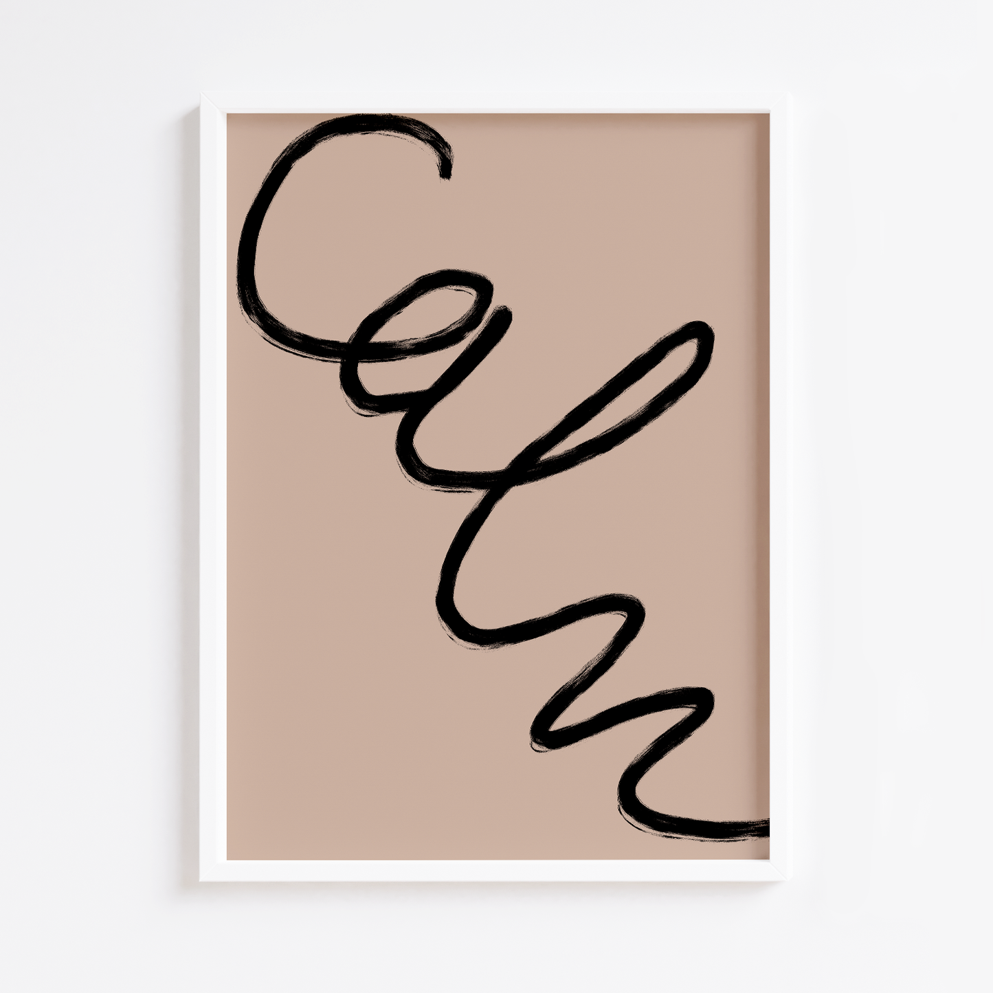 Neutral Joy Print Black