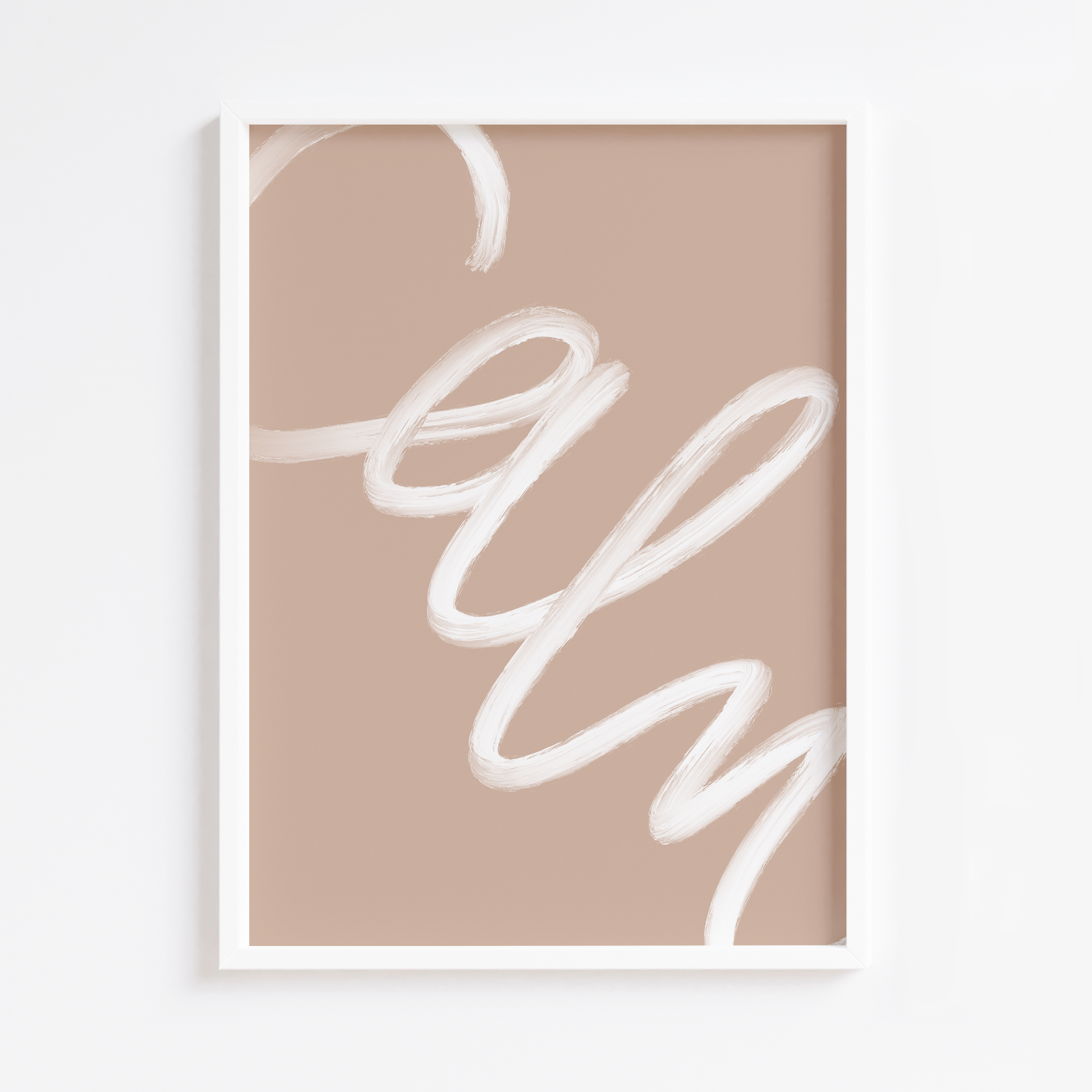 Neutral Joy Print White